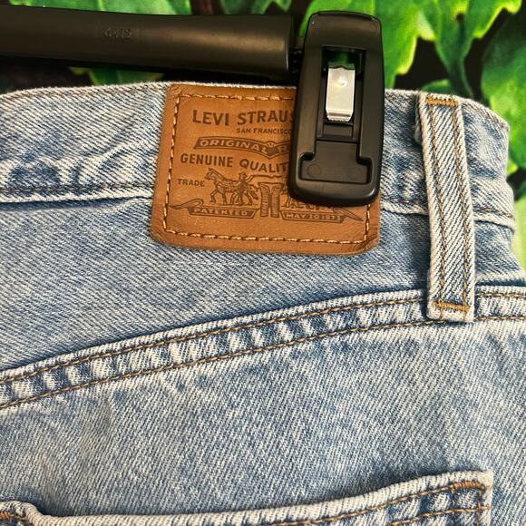 Levi's Premium Crossover Straight Leg Jeans Womens 26/2 27/4 Raw Edge Hem - Picture 6 of 8